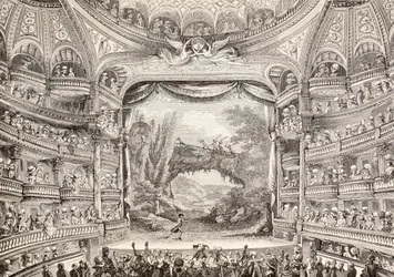 Eine Aufführung 1789 im Théâtre des Variétés-Amusantes, 1875